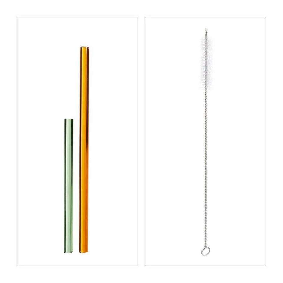 relaxdays Trinkhalme »48 x Strohhalme Glas bunt 15 & 23 cm« 9 relaxdays Trinkhalme »48 x Strohhalme Glas bunt 15 & 23 cm« – Bild 9