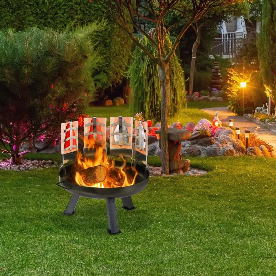 relaxdays Räucherbrett »Flammlachsbretter 4er Set«, Holz 2 relaxdays Räucherbrett »Flammlachsbretter 4er Set«, Holz – Bild 2