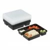 relaxdays Lunchbox »10er Set Meal Prep Boxen 4 Fächer«, Kunststoff, (10er Set)