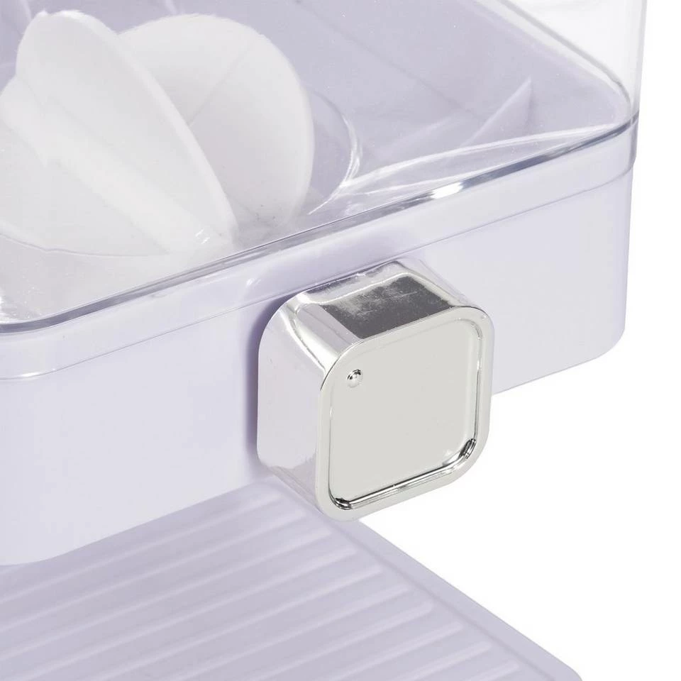 relaxdays Müslispender »Doppelter Müslispender«, Kunststoff, Weiß Schwarz Transparent Silber, Weiß Transparent Silber 8 relaxdays Müslispender »Doppelter Müslispender«, Kunststoff, Weiß Schwarz Transparent Silber, Weiß Transparent Silber – Bild 8