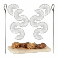 relaxdays Partyspieße »500 x Rouladennadeln Edelstahl«