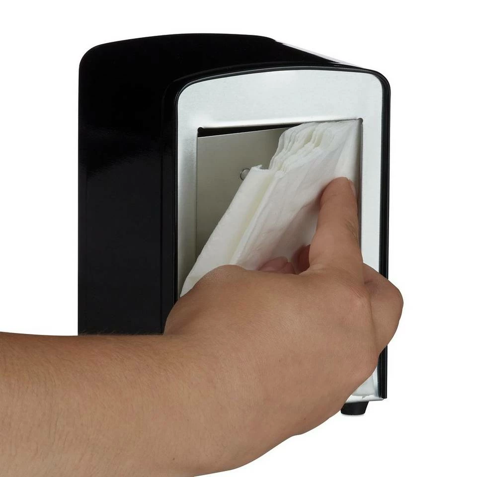 relaxdays Serviettenhalter »10 x Serviettenspender Retro schwarz«, Stahl 6 relaxdays Serviettenhalter »10 x Serviettenspender Retro schwarz«, Stahl – Bild 6