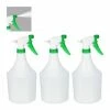 relaxdays Sprühflasche »3 x Sprühflasche weiß-grün«, 1 Liter