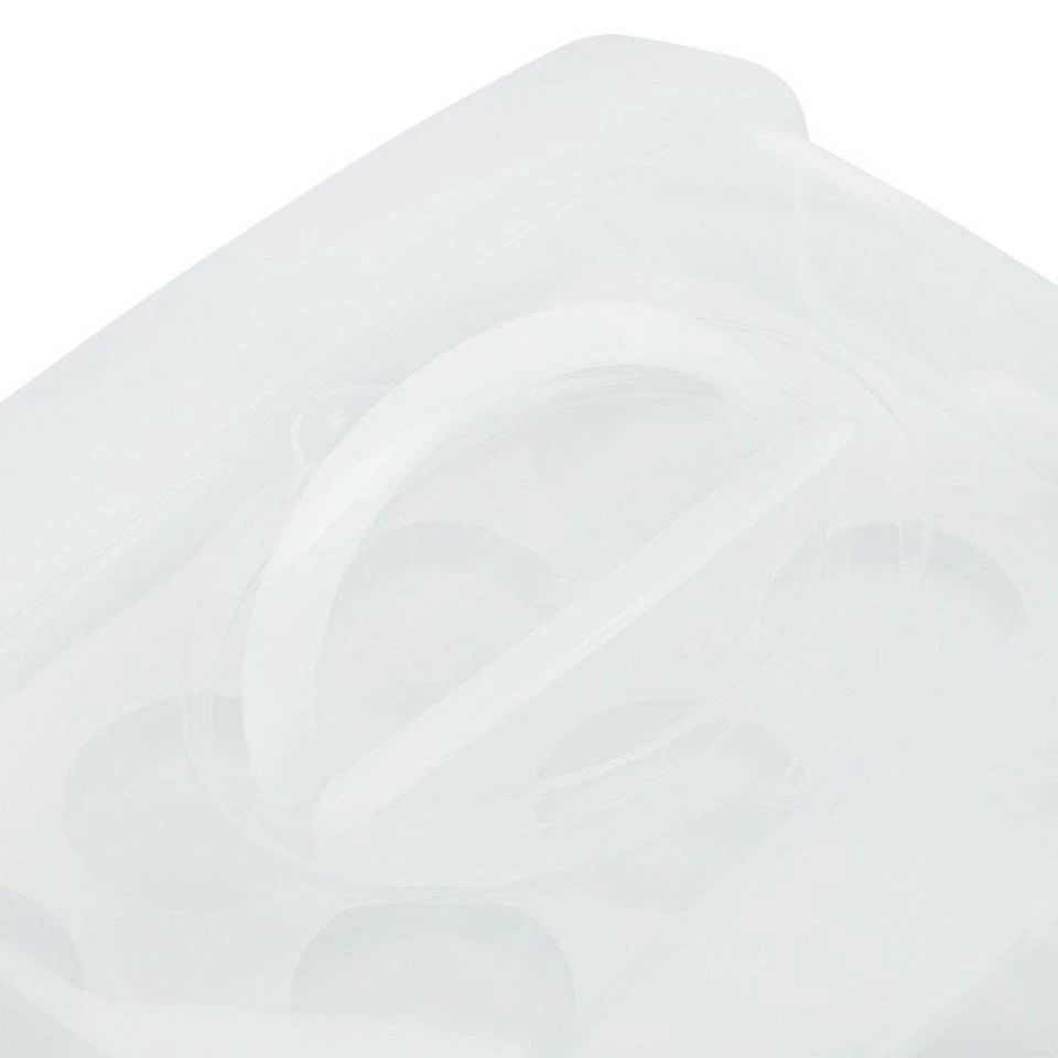 relaxdays Kuchentransportbox »Kuchenbox rechteckig«, Kunststoff, Weiß 9 relaxdays Kuchentransportbox »Kuchenbox rechteckig«, Kunststoff, Weiß – Bild 9