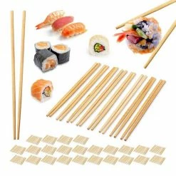 relaxdays Essstäbchen »250 x Paar Bambus Essstäbchen«