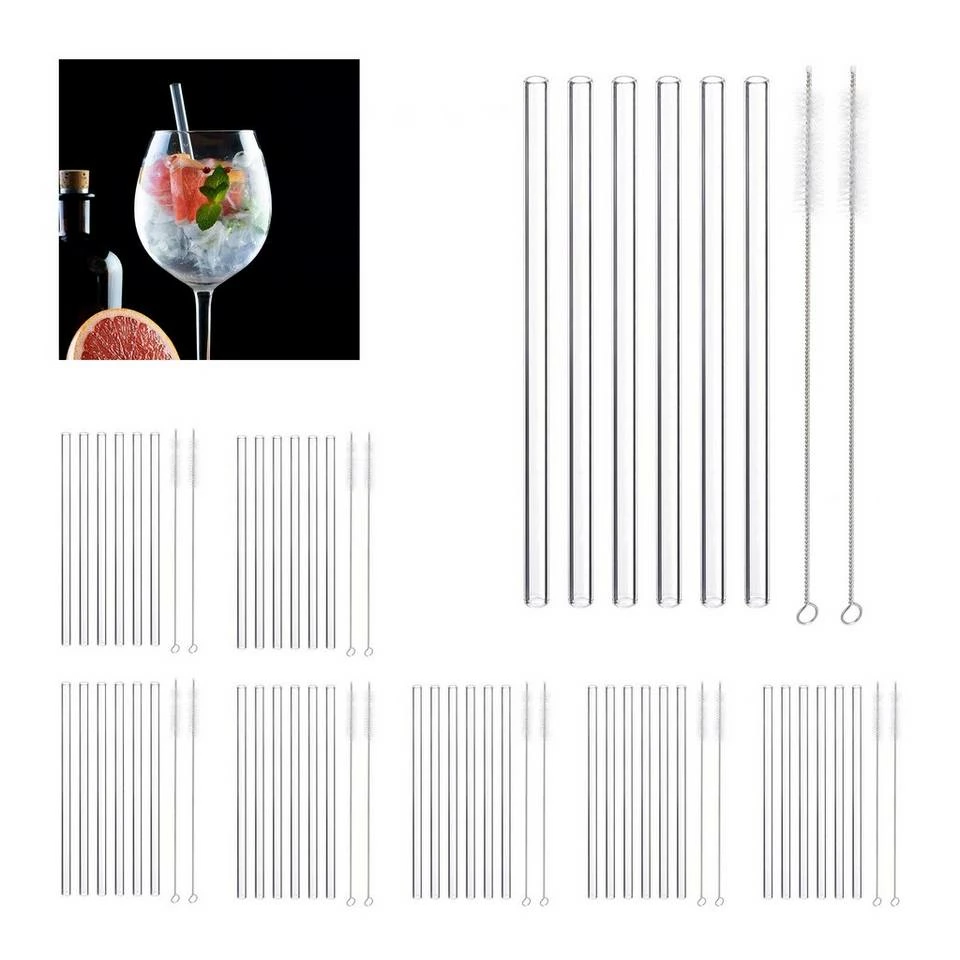 relaxdays Trinkhalme »48 x Strohhalme Glas gerade 23 cm« 1 relaxdays Trinkhalme »48 x Strohhalme Glas gerade 23 cm«