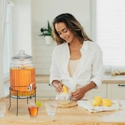 relaxdays Getränkespender Getränkespender Set mit Gläsern -Neuetischkultur Verkäufe 2022 a71504ae 9e2c 5c2e ae3f b28b409a0a3d