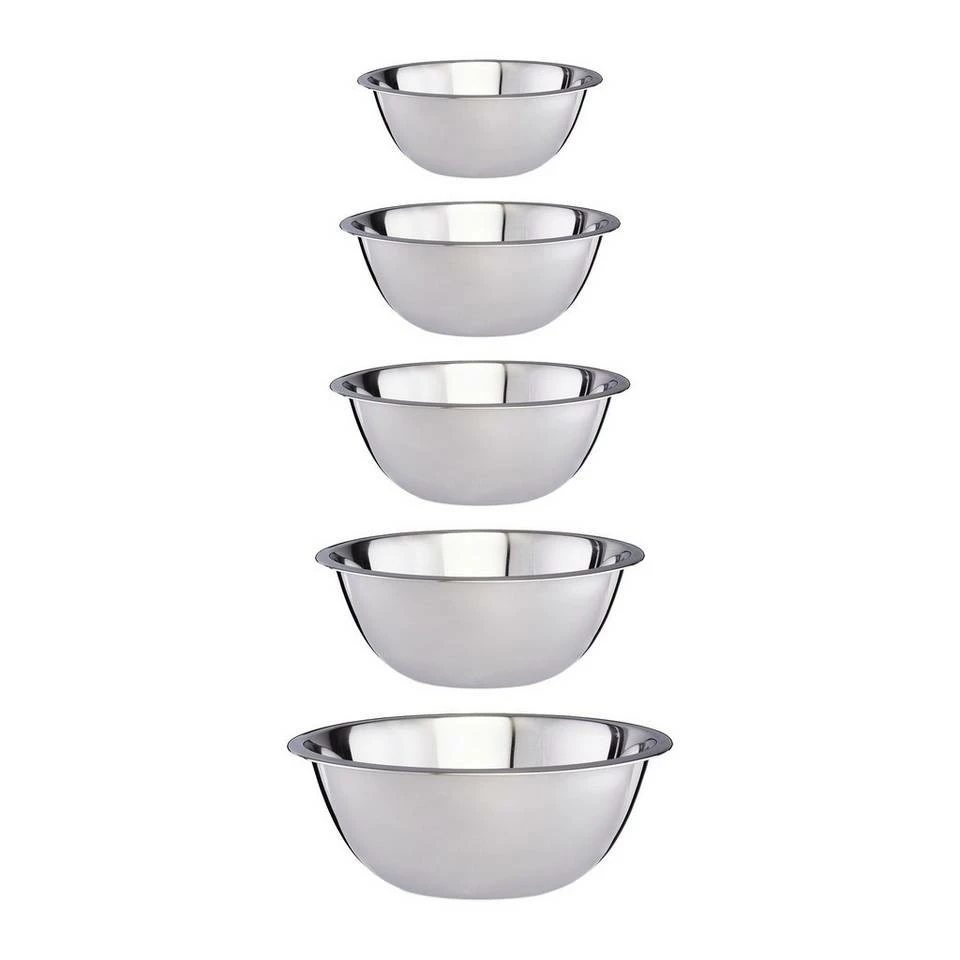 relaxdays Rührschüssel »Rührschüssel Set 5-teilig«, Edelstahl 8 relaxdays Rührschüssel »Rührschüssel Set 5-teilig«, Edelstahl – Bild 8