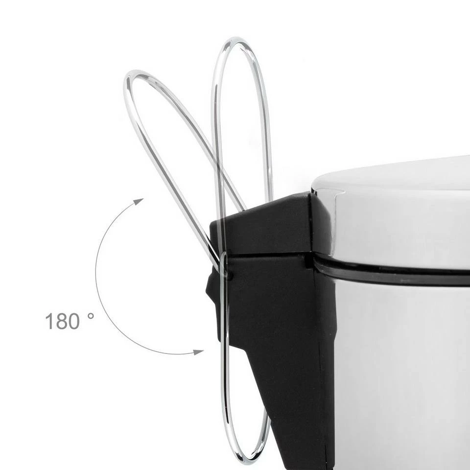 relaxdays Mülleimer »Mülleimer 3 Liter Edelstahl« 6 relaxdays Mülleimer »Mülleimer 3 Liter Edelstahl« – Bild 6