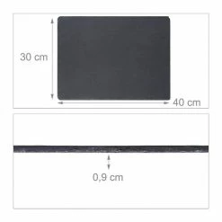 relaxdays Servierplatte »48 x Schieferplatte 30x40 cm«, Schiefer 12 relaxdays Servierplatte »48 x Schieferplatte 30x40 cm«, Schiefer -Neuetischkultur Verkäufe 2022 a7ad9033 360b 5009 b91d 377ad686187b