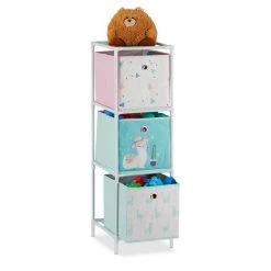 relaxdays Steckregal »Kinderregal Lama mit Boxen«, 3