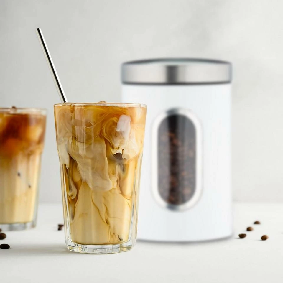 relaxdays Vorratsdose »10x Vorratsdose mit Sichtfenster weiß«, Eisen 5 relaxdays Vorratsdose »10x Vorratsdose mit Sichtfenster weiß«, Eisen – Bild 5