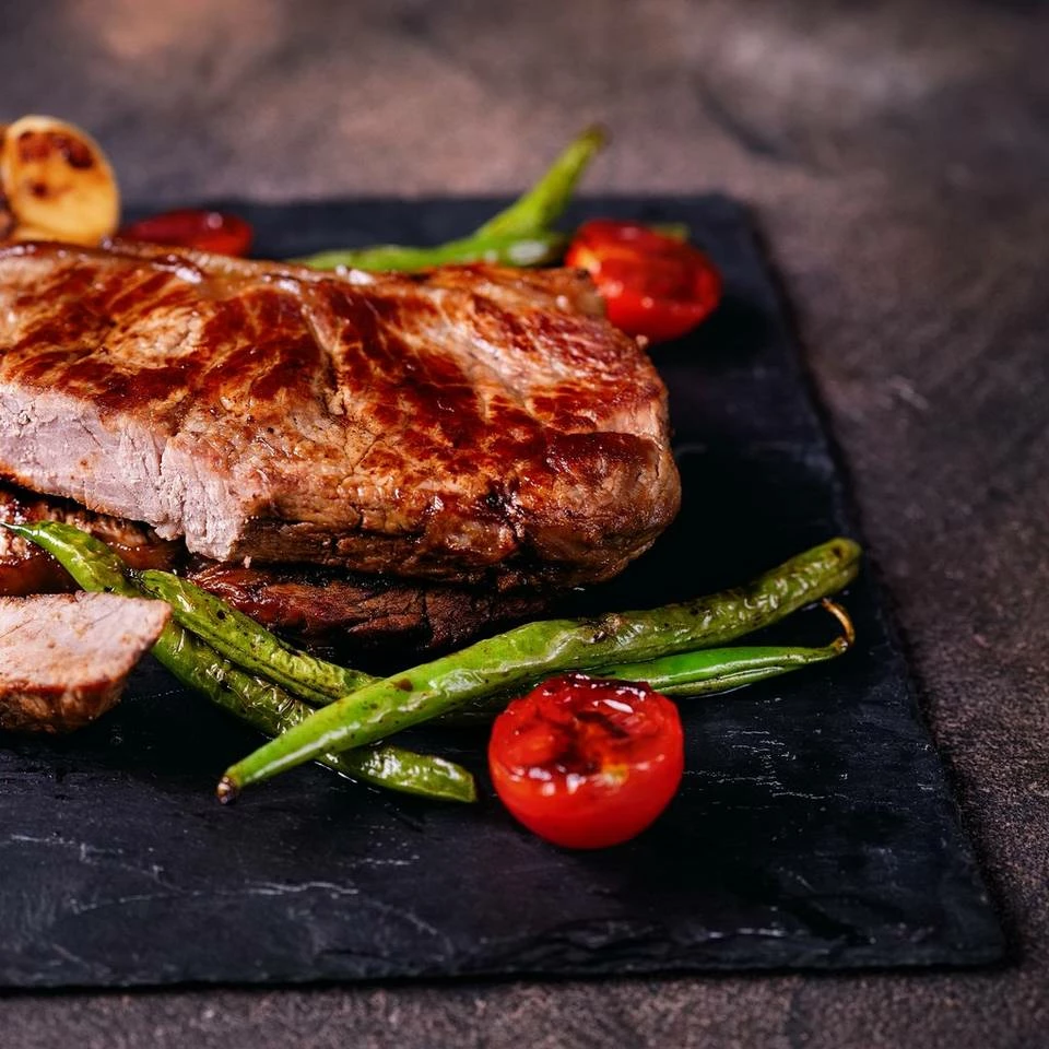 relaxdays Servierplatte »24 x Schieferplatte quadratisch«, Schiefer 2 relaxdays Servierplatte »24 x Schieferplatte quadratisch«, Schiefer – Bild 2