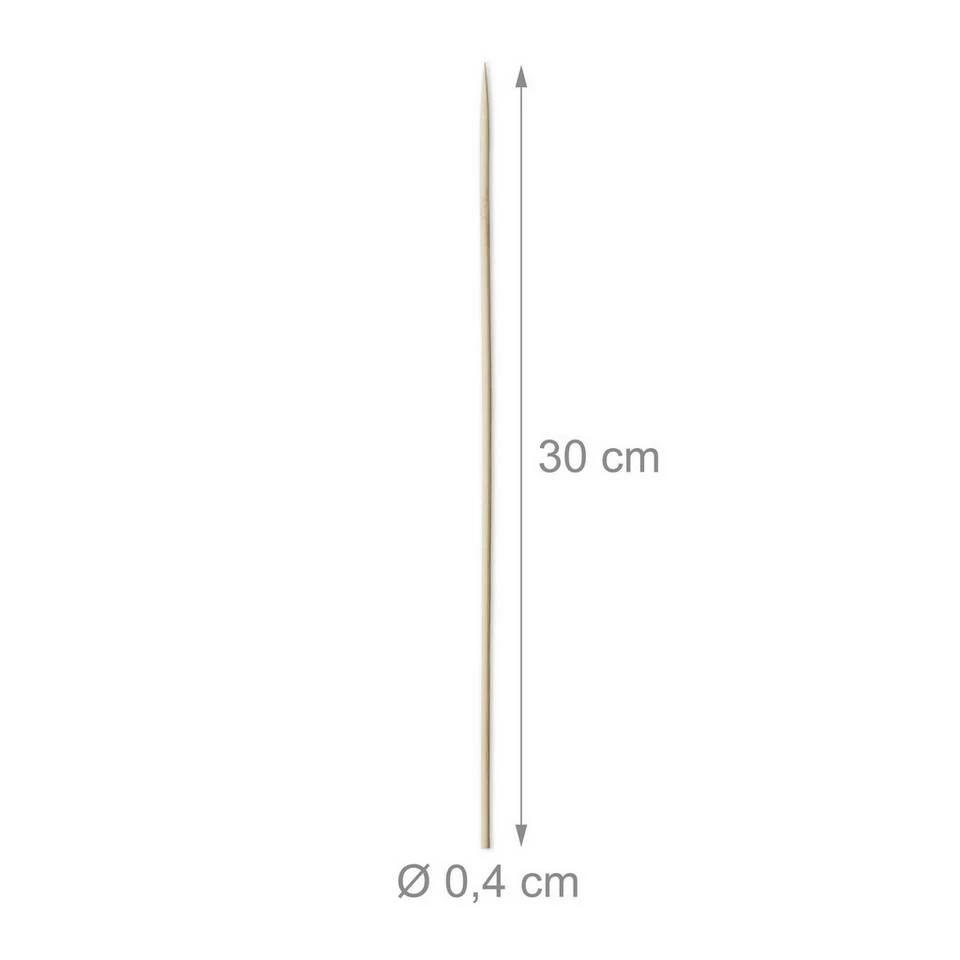relaxdays Schaschlikspieße »Schaschlikspieße aus Bambus 1000 Stück« 4 relaxdays Schaschlikspieße »Schaschlikspieße aus Bambus 1000 Stück« – Bild 4