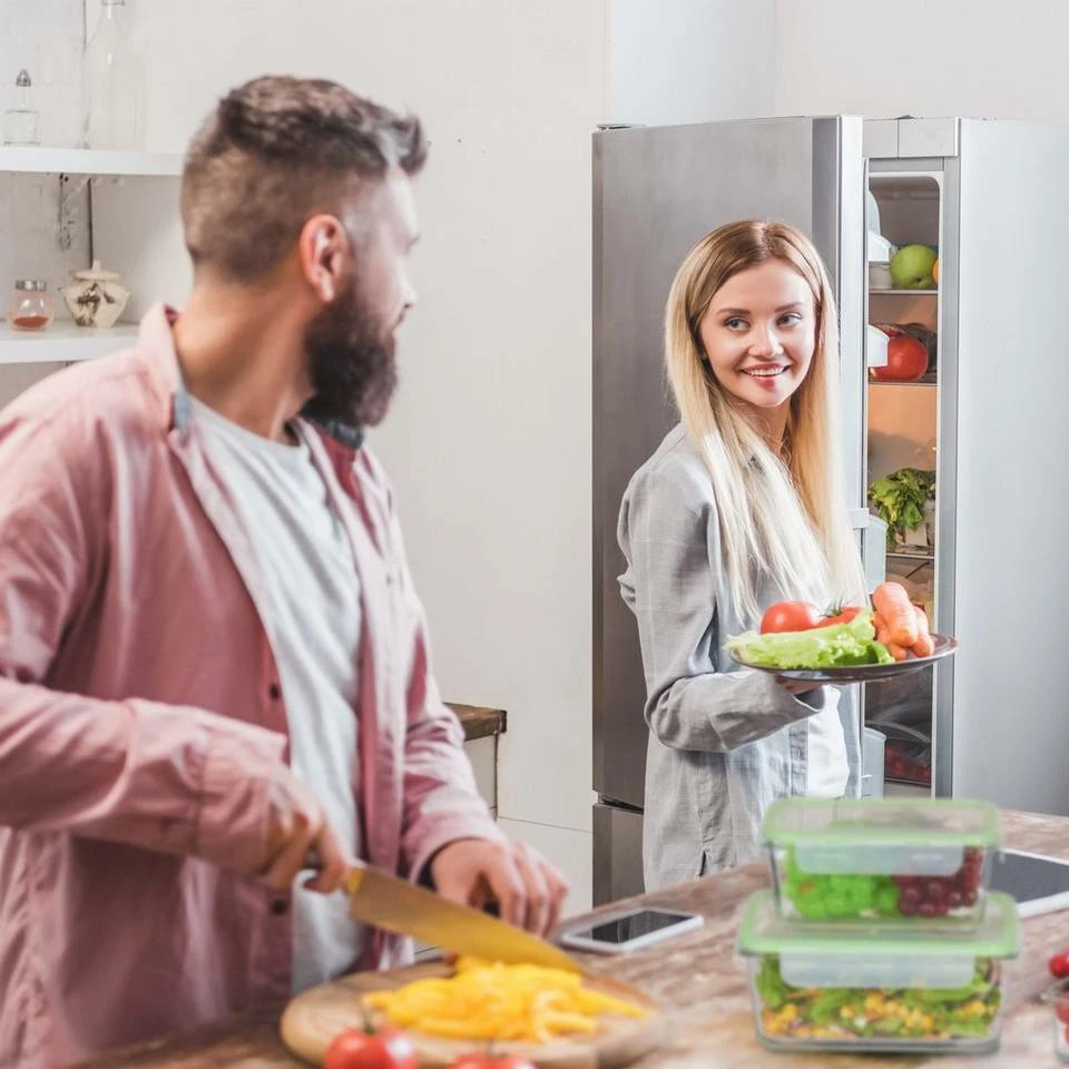 relaxdays Frischhaltedose »Frischhaltedosen Glas 3er Set«, Glas 3 relaxdays Frischhaltedose »Frischhaltedosen Glas 3er Set«, Glas – Bild 3