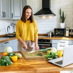 relaxdays Schneidebrett »Hackbrett gestreift«, Bambus -Neuetischkultur Verkäufe 2022 acd9be09 df61 5419 9bbb 30903cd45c4f