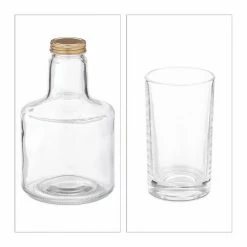 relaxdays Gläser-Set »Wasserkaraffe Set mit Gläsern«, Glas -Neuetischkultur Verkäufe 2022 ad15123a 8c12 54ea 8fcb 9b725e44e936