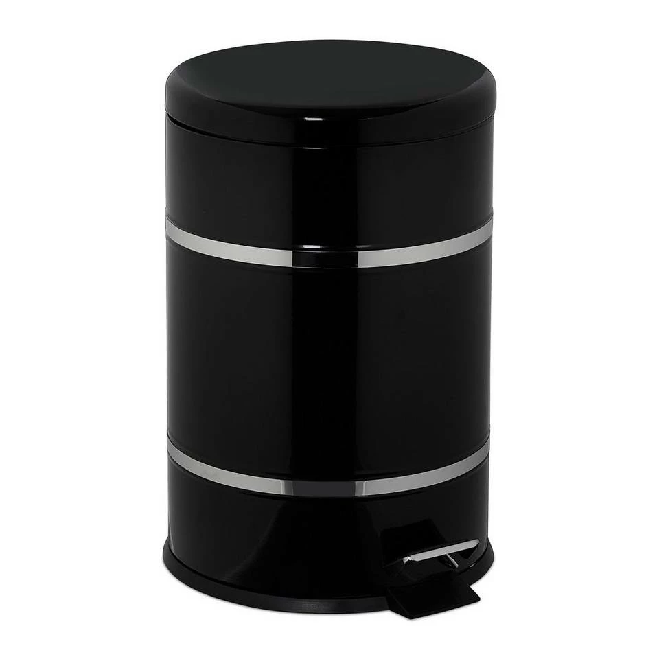 relaxdays Mülleimer »Mülleimer 20 l«, hellgrau Weiß Schwarz Silber, Schwarz Silber, Grau Schwarz Silber 12 relaxdays Mülleimer »Mülleimer 20 l«, hellgrau Weiß Schwarz Silber, Schwarz Silber, Grau Schwarz Silber – Bild 12