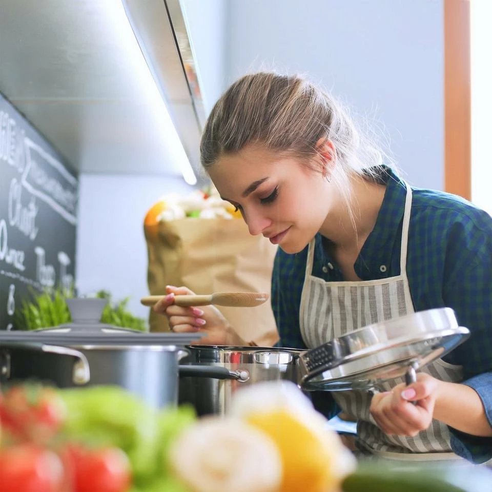 relaxdays Topfdeckel »4x Topfdeckel 20-24 cm Silikon schwarz« 3 relaxdays Topfdeckel »4x Topfdeckel 20-24 cm Silikon schwarz« – Bild 3