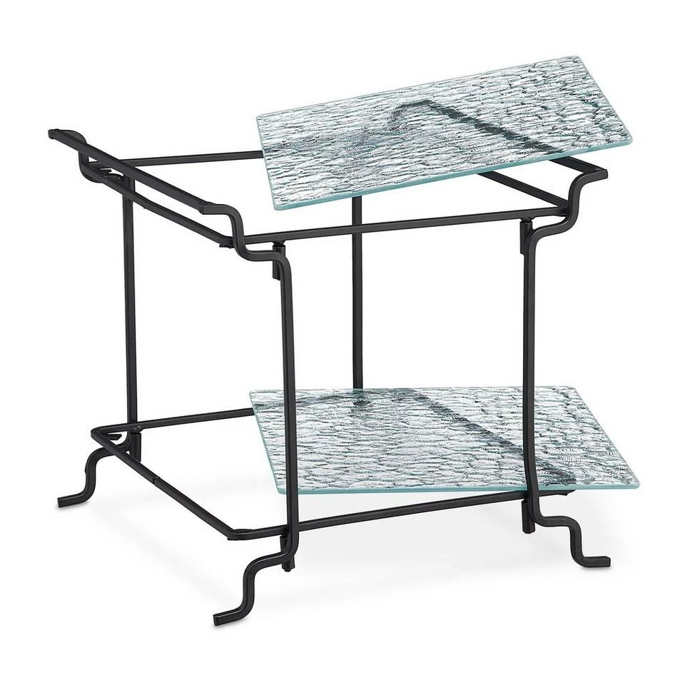 relaxdays Etagere »Moderne Etagere aus Glas«, Glas 6 relaxdays Etagere »Moderne Etagere aus Glas«, Glas – Bild 6