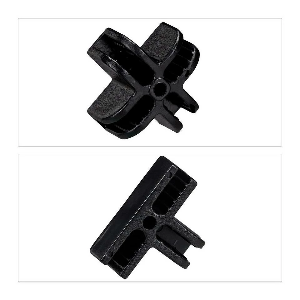 relaxdays Steckregal »Verbindungsstücke für Steckregalsysteme«, Schwarz Weiß 9 relaxdays Steckregal »Verbindungsstücke für Steckregalsysteme«, Schwarz Weiß – Bild 9