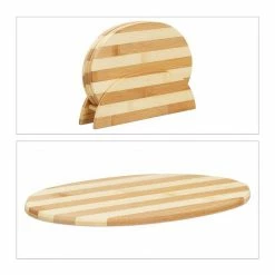 relaxdays Frühstücksbrett »Bambus Frühstücksbrettchen gestreift«, Bambus -Neuetischkultur Verkäufe 2022 b2e49224 2d74 52a6 a49c 7d69210205fb