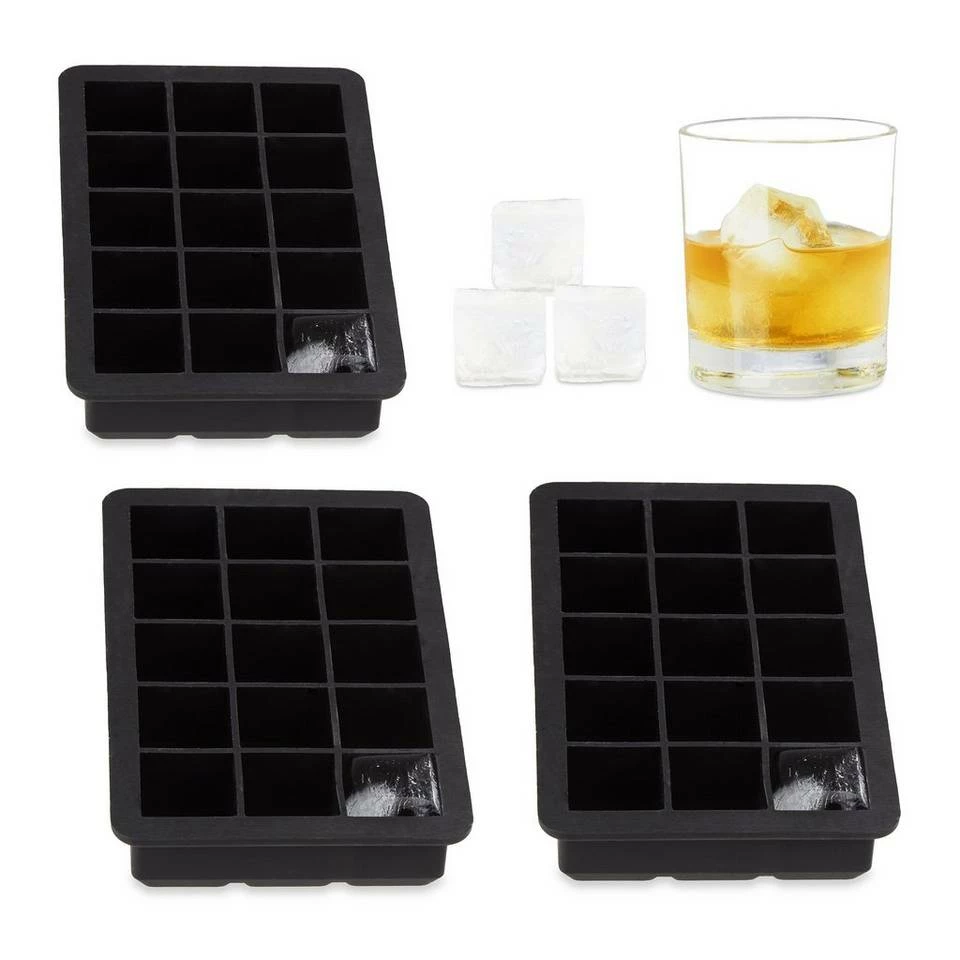 relaxdays Eiswürfelform »3 x Eiswürfelform Silikon 2,5 cm« 1 relaxdays Eiswürfelform »3 x Eiswürfelform Silikon 2,5 cm«