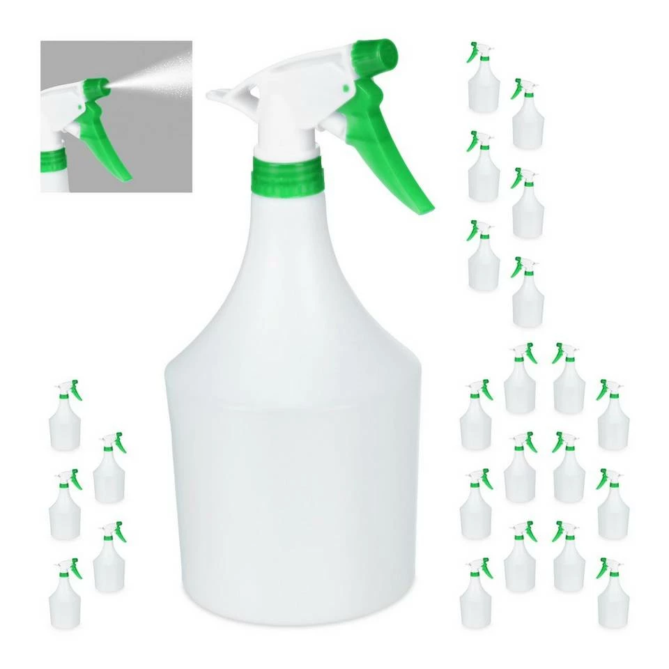 relaxdays Sprühflasche »24x Sprühflasche in Grün« 1 relaxdays Sprühflasche »24x Sprühflasche in Grün«