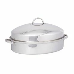 relaxdays Bräter »Bräter mit Rost und Deckel«