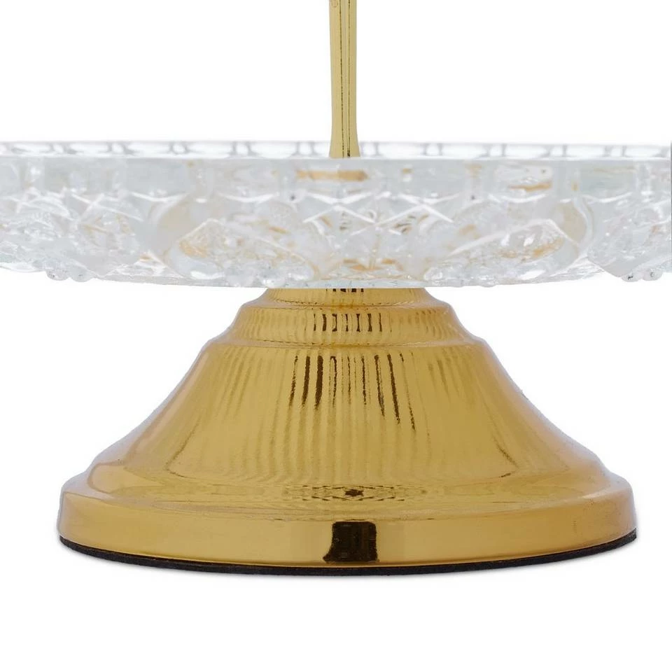 relaxdays Etagere »2-stöckige Etagere aus Glas«, Glas 9 relaxdays Etagere »2-stöckige Etagere aus Glas«, Glas – Bild 9