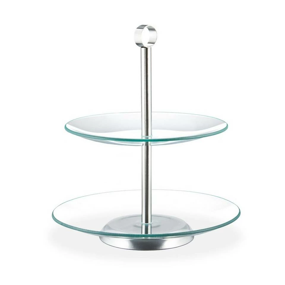 relaxdays Etagere »Etagere 2 Etagen«, Glas 9 relaxdays Etagere »Etagere 2 Etagen«, Glas – Bild 9