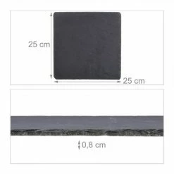 relaxdays Servierplatte »12 x Schieferplatte quadratisch«, Schiefer 13 relaxdays Servierplatte »12 x Schieferplatte quadratisch«, Schiefer -Neuetischkultur Verkäufe 2022 b5af4a8b b3f2 5faf 8fb8 283f0933615b