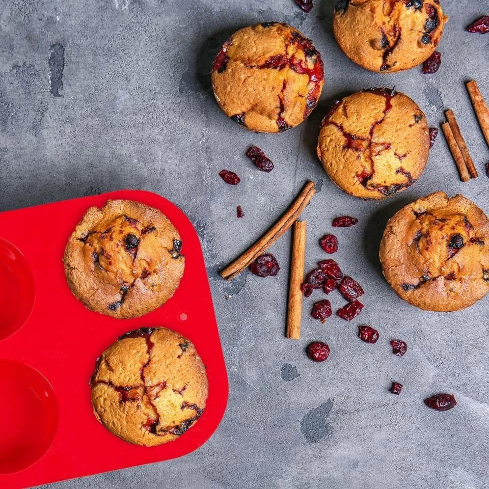 relaxdays Muffinplatten »4 x 6er Muffinform aus Silikon«, Silikon 5 relaxdays Muffinplatten »4 x 6er Muffinform aus Silikon«, Silikon – Bild 5