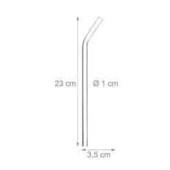 relaxdays Trinkhalme »12 x Strohhalme Glas gebogen 23 cm« -Neuetischkultur Verkäufe 2022 b705a7e5 391d 5acd 9af2 4a5892ad5eeb