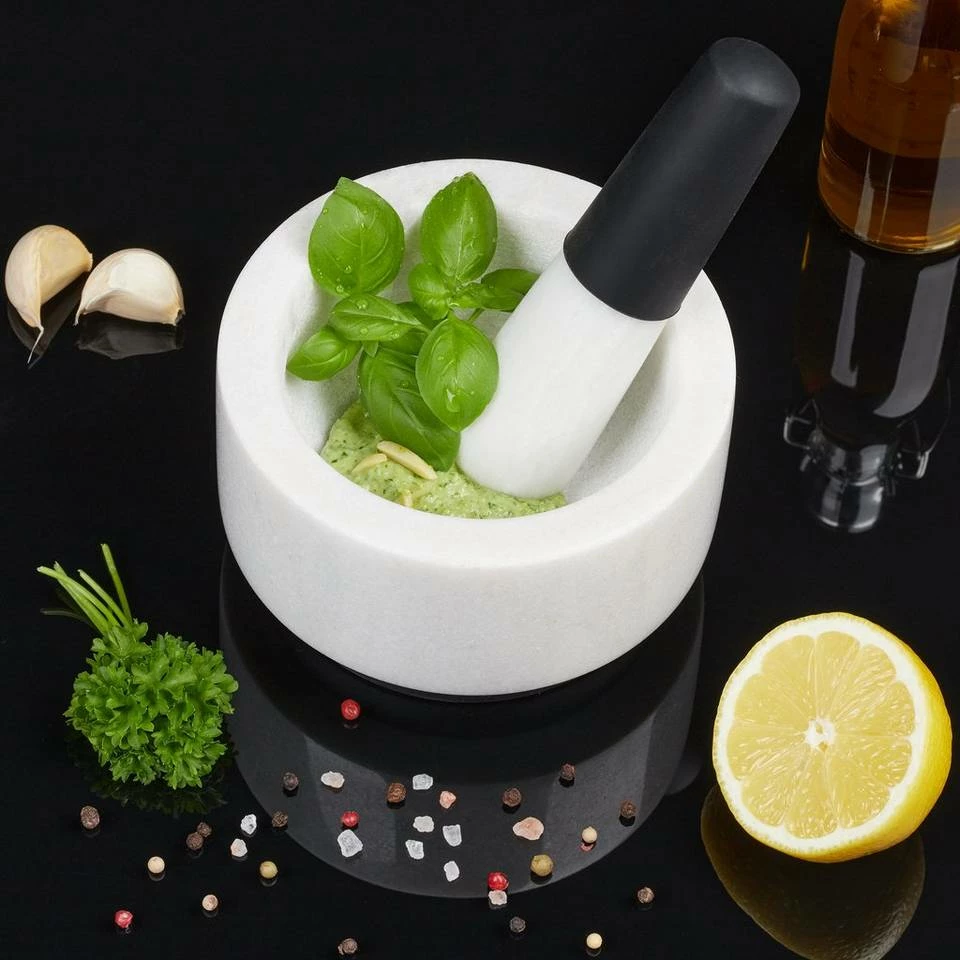 relaxdays Mörser »Mörser mit Stößel aus Marmor« 5 relaxdays Mörser »Mörser mit Stößel aus Marmor« – Bild 5