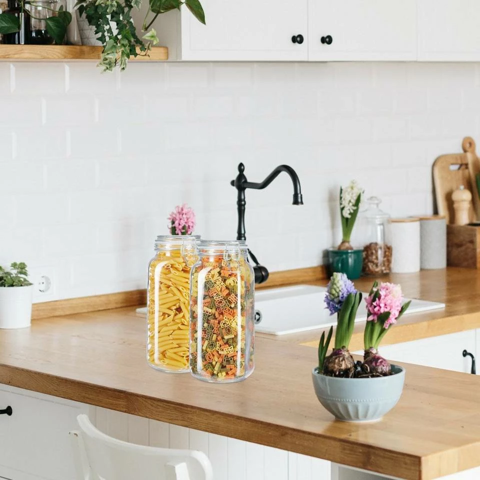 relaxdays Einmachglas »2l Einmachgläser im 6er Set«, Glas 2 relaxdays Einmachglas »2l Einmachgläser im 6er Set«, Glas – Bild 2