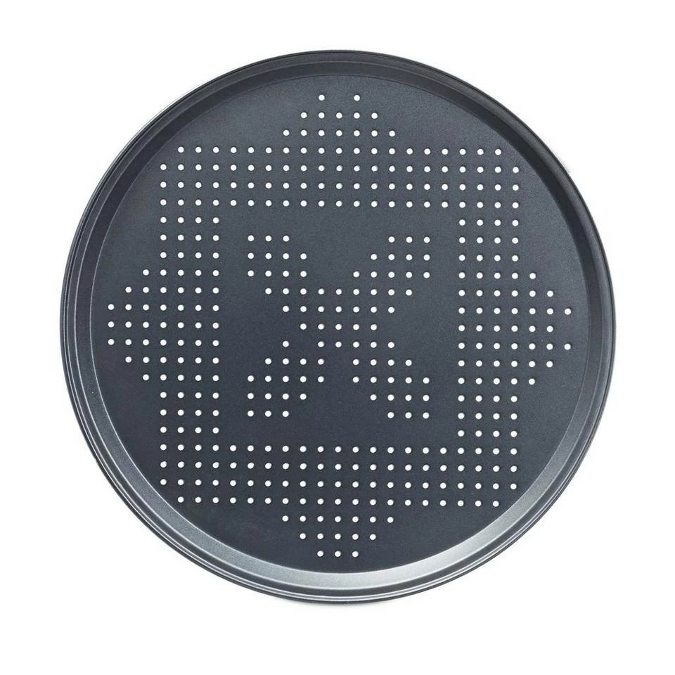 relaxdays Pizzablech »4 tlg Pizzabäcker Profi Set«, Eisen 8 relaxdays Pizzablech »4 tlg Pizzabäcker Profi Set«, Eisen – Bild 8