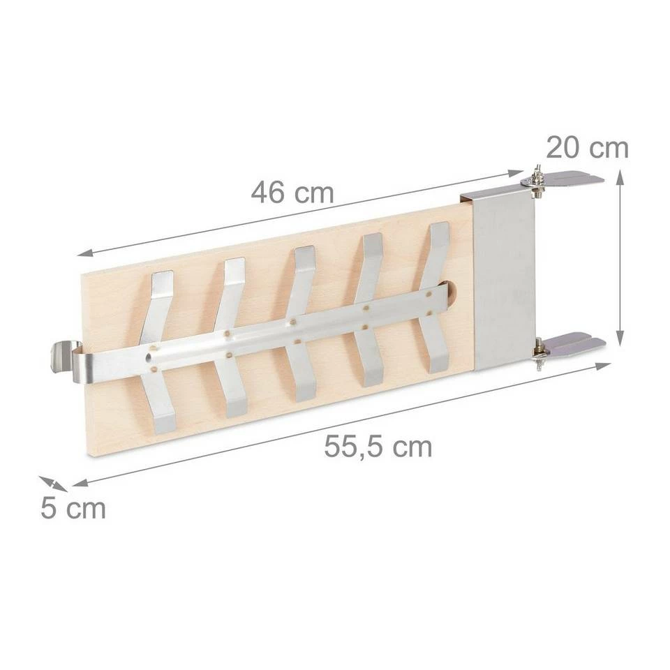 relaxdays Räucherbrett »Flammlachsbretter 2er Set Buchenholz«, Holz 4 relaxdays Räucherbrett »Flammlachsbretter 2er Set Buchenholz«, Holz – Bild 4