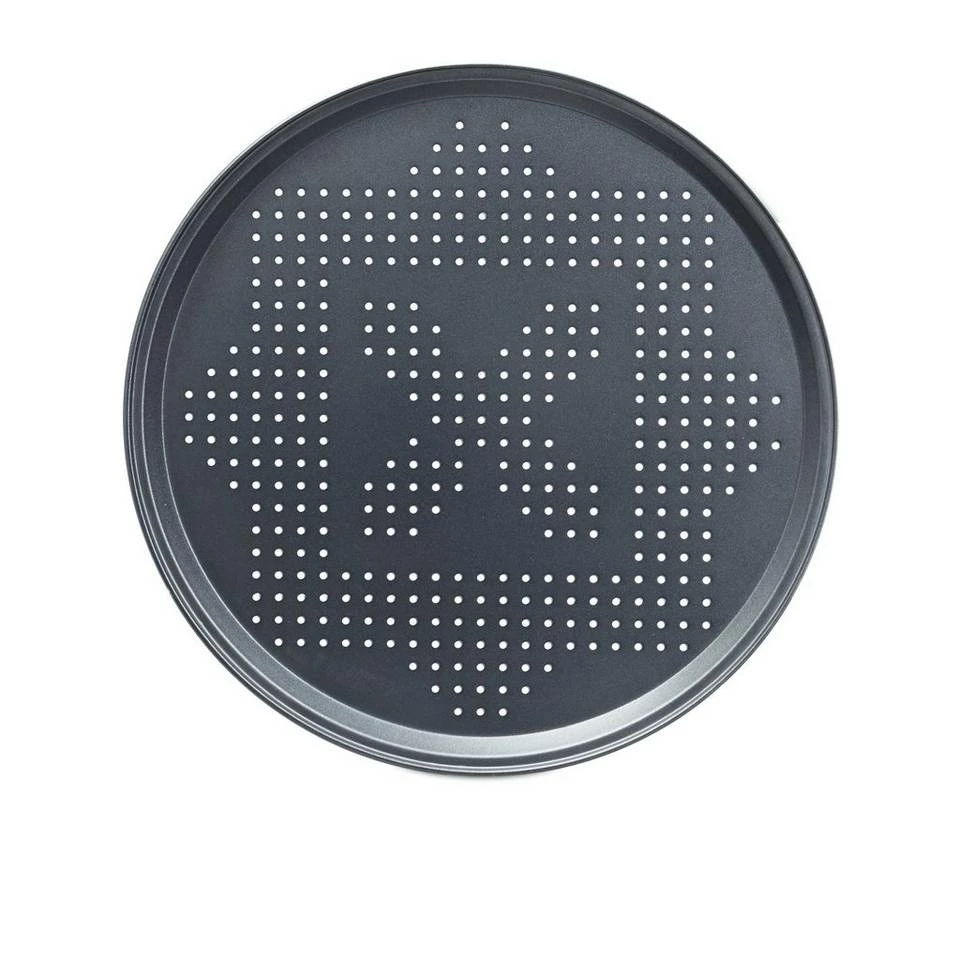 relaxdays Pizzablech »Pizzablech perforiert im Set«, Eisen, 4er Pack 7 relaxdays Pizzablech »Pizzablech perforiert im Set«, Eisen, 4er Pack – Bild 7