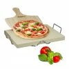 relaxdays Pizzastein »Pizzastein Set 3 cm«, Cordierit