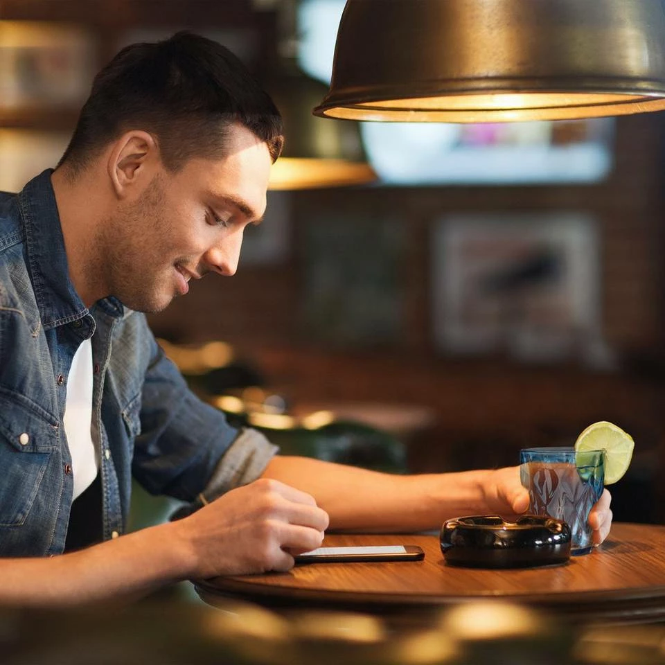 relaxdays Gläser-Set »7-tlg. Gläser Set blau«, Glas 3 relaxdays Gläser-Set »7-tlg. Gläser Set blau«, Glas – Bild 3