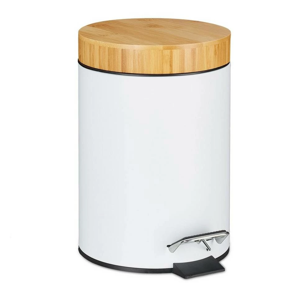 relaxdays Mülleimer »Mülleimer Bad 3 l«, Weiß 9 relaxdays Mülleimer »Mülleimer Bad 3 l«, Weiß – Bild 9