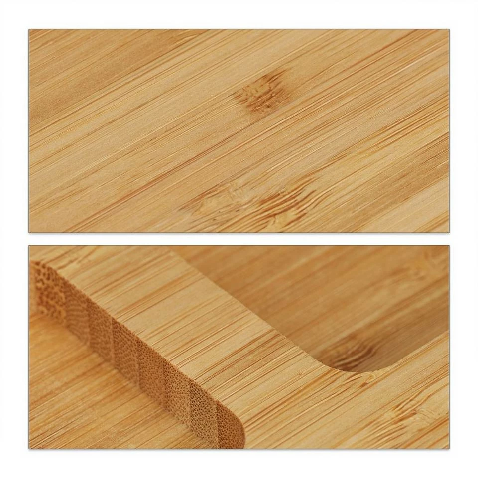 relaxdays Käsebrett »Bambus Käsebrett mit Besteck«, Bambus 8 relaxdays Käsebrett »Bambus Käsebrett mit Besteck«, Bambus – Bild 8