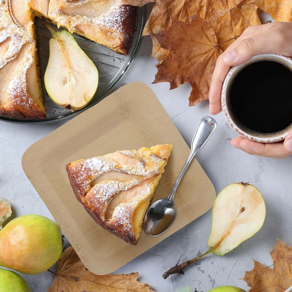 relaxdays Einwegteller »25 x Bambus Teller eckig« 2 relaxdays Einwegteller »25 x Bambus Teller eckig« – Bild 2