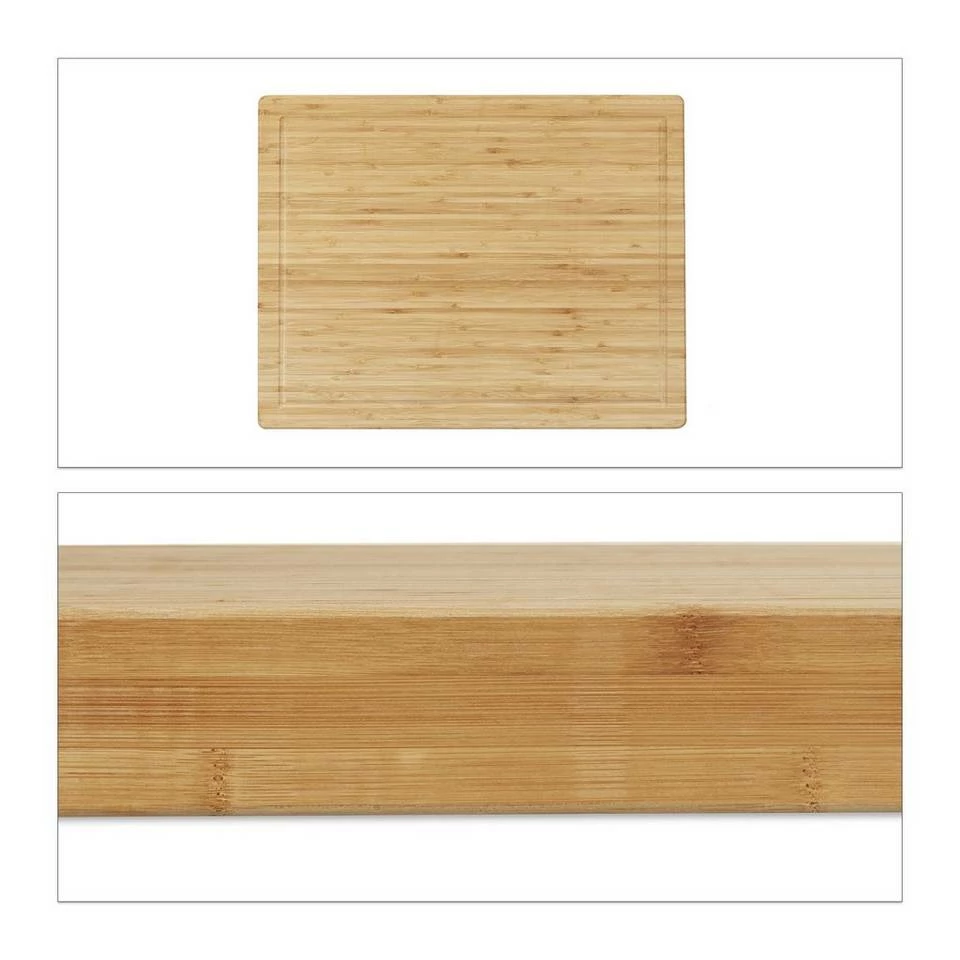 relaxdays Tranchierbrett »2 x großes Tranchierbrett aus Bambus«, Bambus 6 relaxdays Tranchierbrett »2 x großes Tranchierbrett aus Bambus«, Bambus – Bild 6