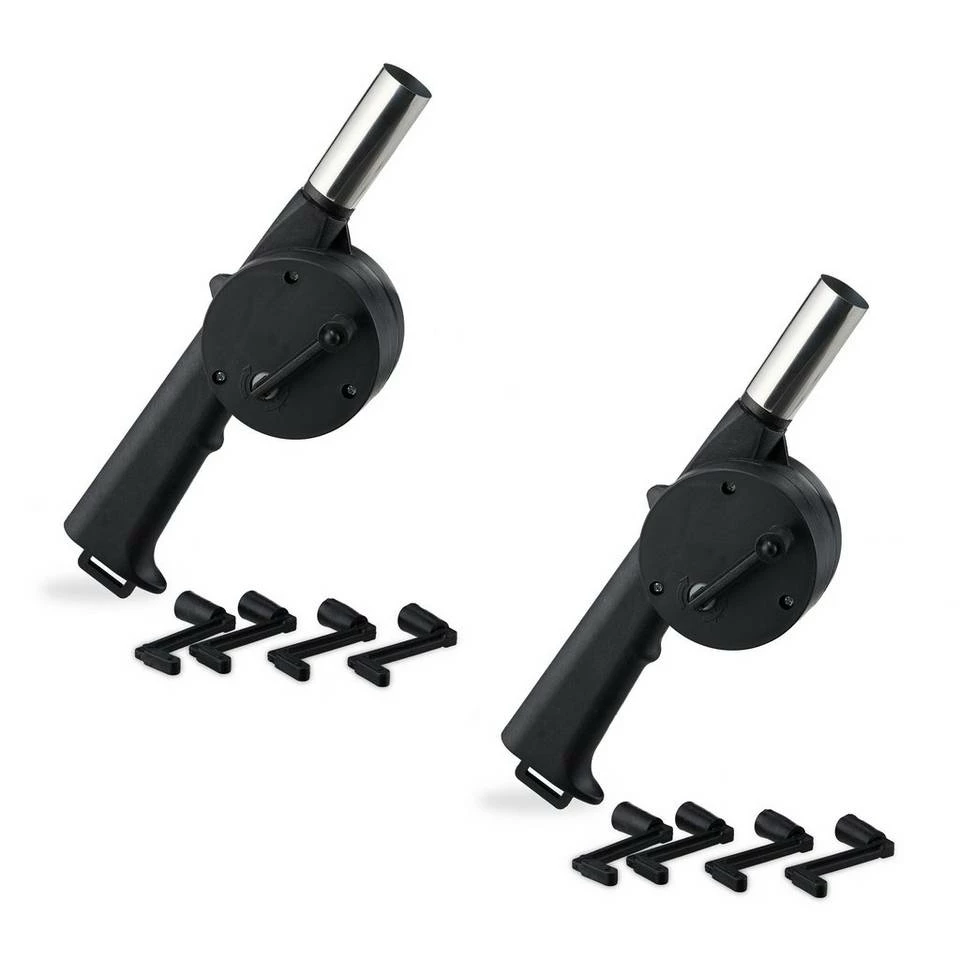 relaxdays Anzündkamin »Grillgebläse manuell 2er Set« 1 relaxdays Anzündkamin »Grillgebläse manuell 2er Set«