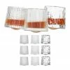 relaxdays Gläser-Set »Whisky Gläser 12er Set«, Glas, 12-teilig