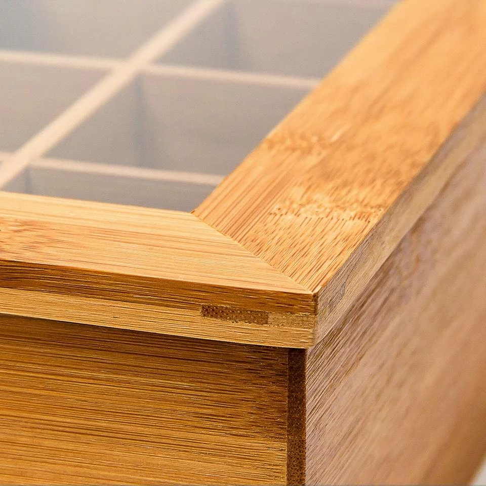 relaxdays Teebox »Teebox Bambus lackiert 6 und 8 Fächer«, Bambus, 6 5 relaxdays Teebox »Teebox Bambus lackiert 6 und 8 Fächer«, Bambus, 6 – Bild 5