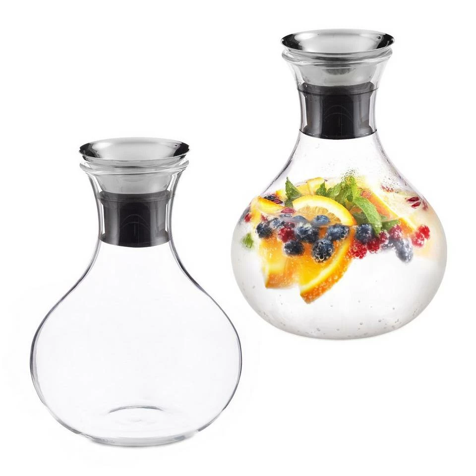 relaxdays Karaffe »2 x Glaskaraffe 1,5 Liter bauchig« 1 relaxdays Karaffe »2 x Glaskaraffe 1,5 Liter bauchig«