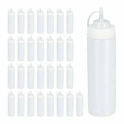 relaxdays Trinkflasche »30 x Quetschflasche 750 ml«